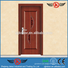 JK-SW9002 porta porta interior forjado porta de madeira de ferro atacado